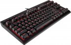 Corsair K63 Compact -pelinäppäimistö, Cherry MX Red –kytkimet, punaiset-ledit
