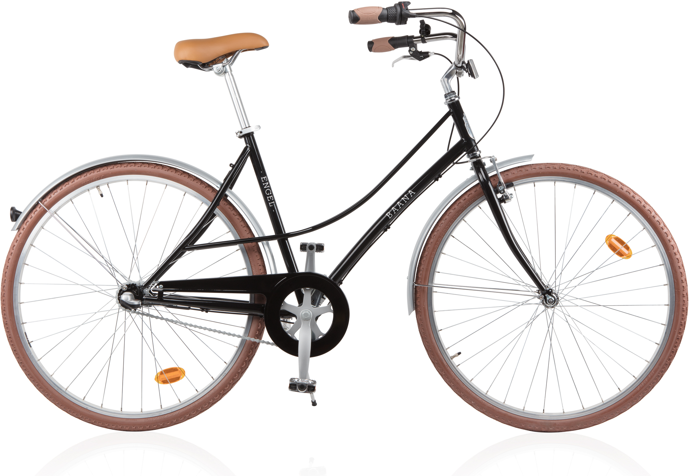 Black classic bicycle